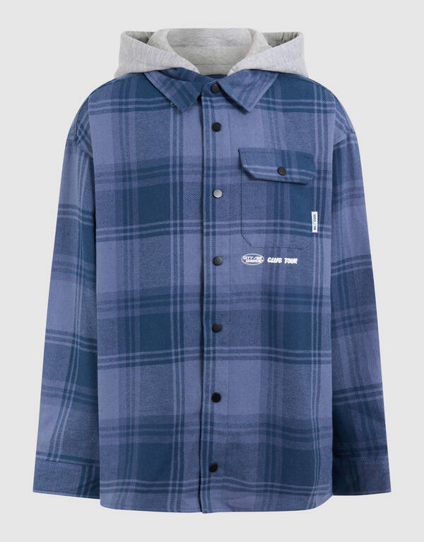 Karo-Pocket-Overshirt Blau SHOEBY BOYS