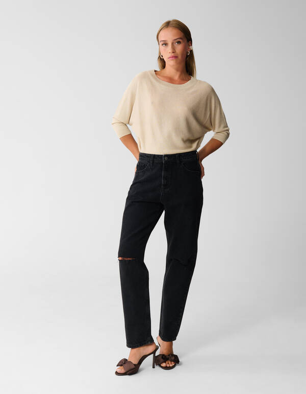 Straight Fit Jeans Zwart SHOEBY WOMEN