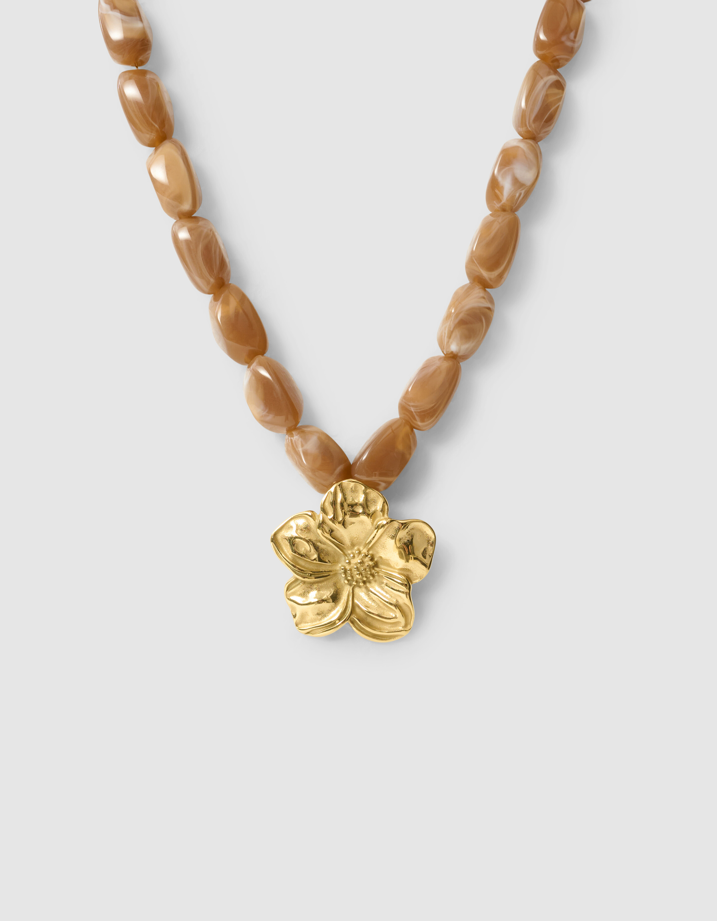 Flower Halskette Braun SHOEBY ACCESSOIRES