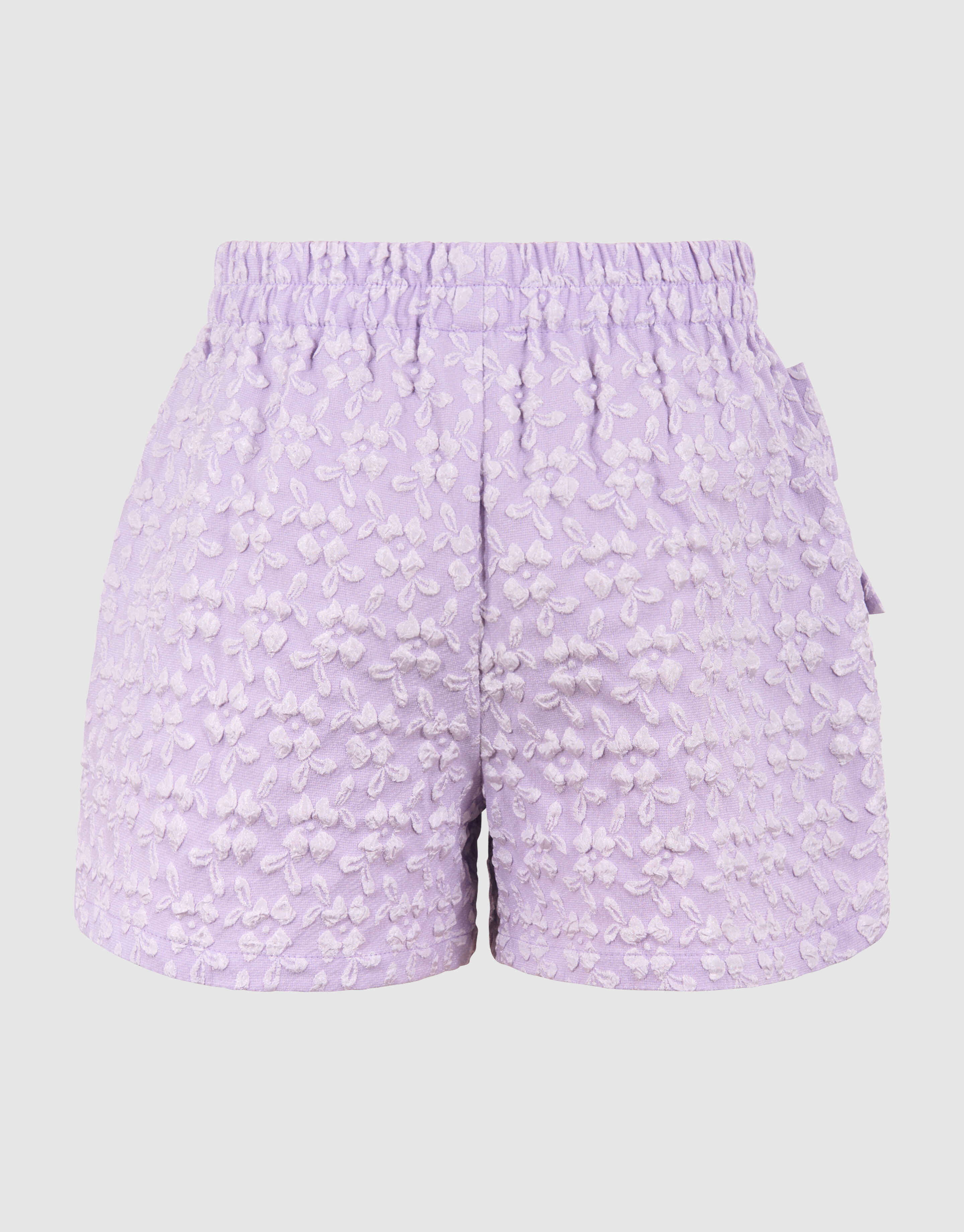 Jacquard Blume Kurz Violett SHOEBY GIRLS