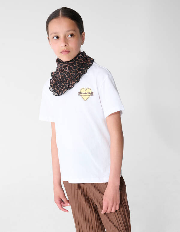 Studio Artwork T-Shirt Wei&szlig; SHOEBY GIRLS