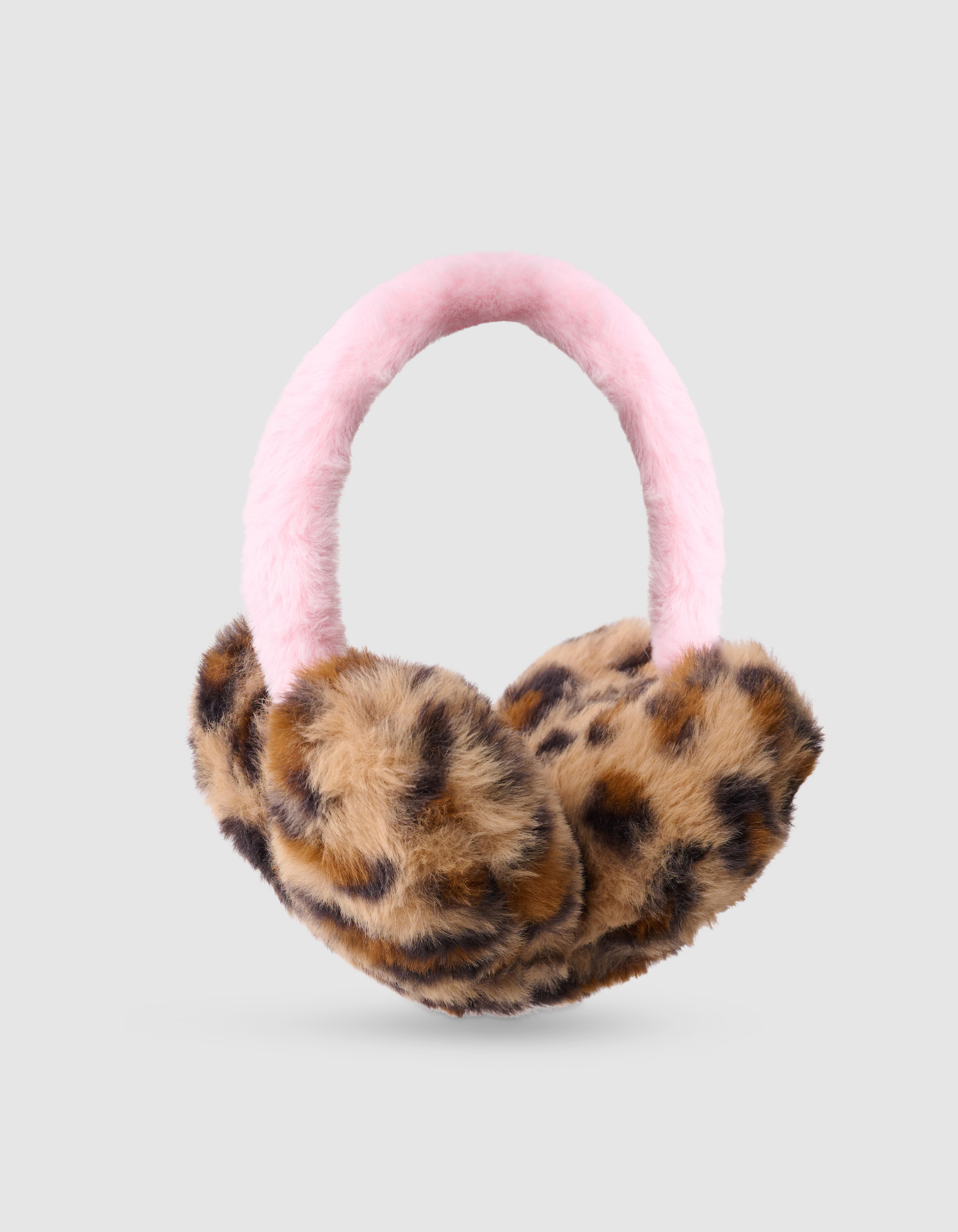 Leopardenherz-Ohrenw&auml;rmer Braun SHOEBY ACCESSOIRES