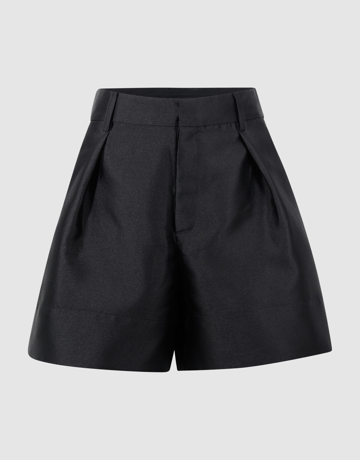 Satin Twill Shorts Black SHOEBY WOMEN
