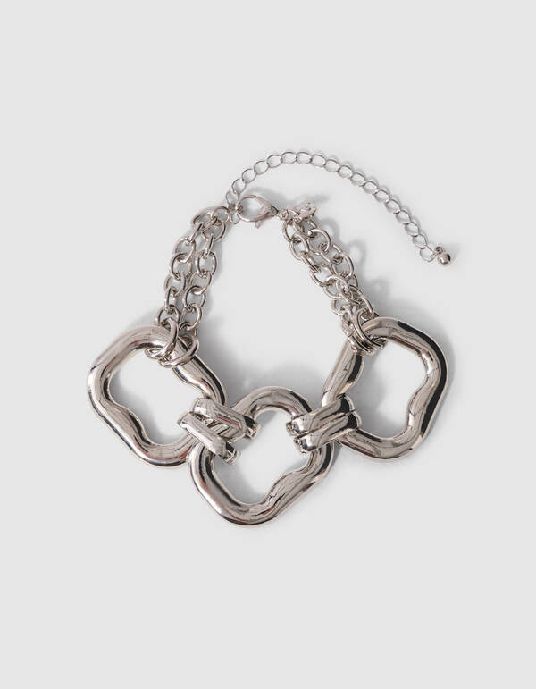 Square Armband Zilver SHOEBY ACCESSOIRES