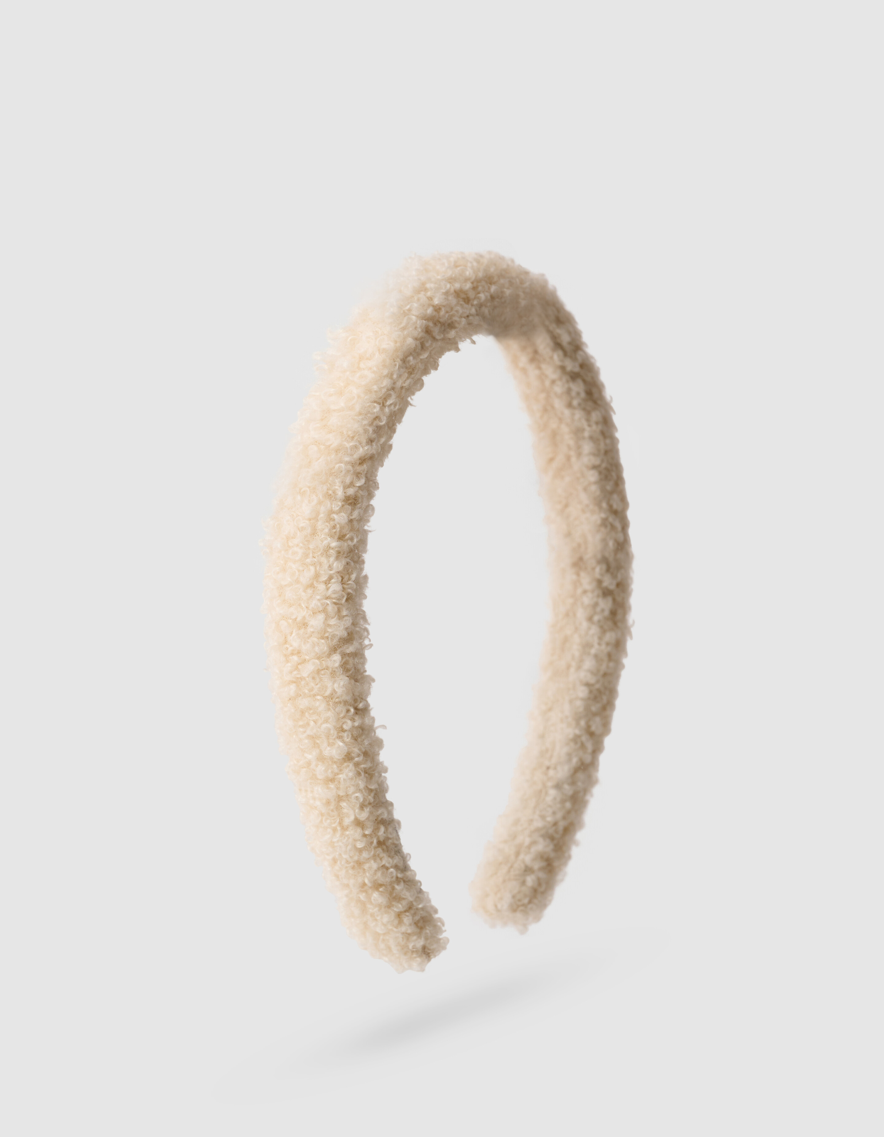 Teddy-Haarband Off White SHOEBY ACCESSOIRES