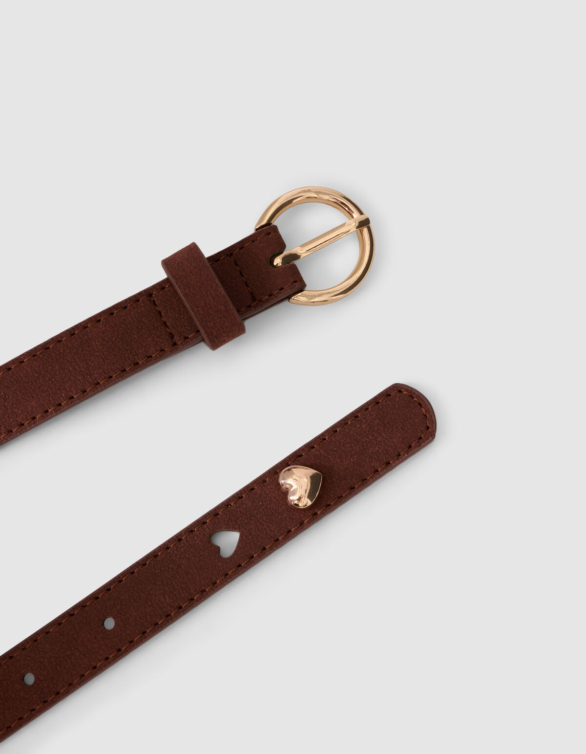 Heart G&uuml;rtel Braun SHOEBY ACCESSOIRES