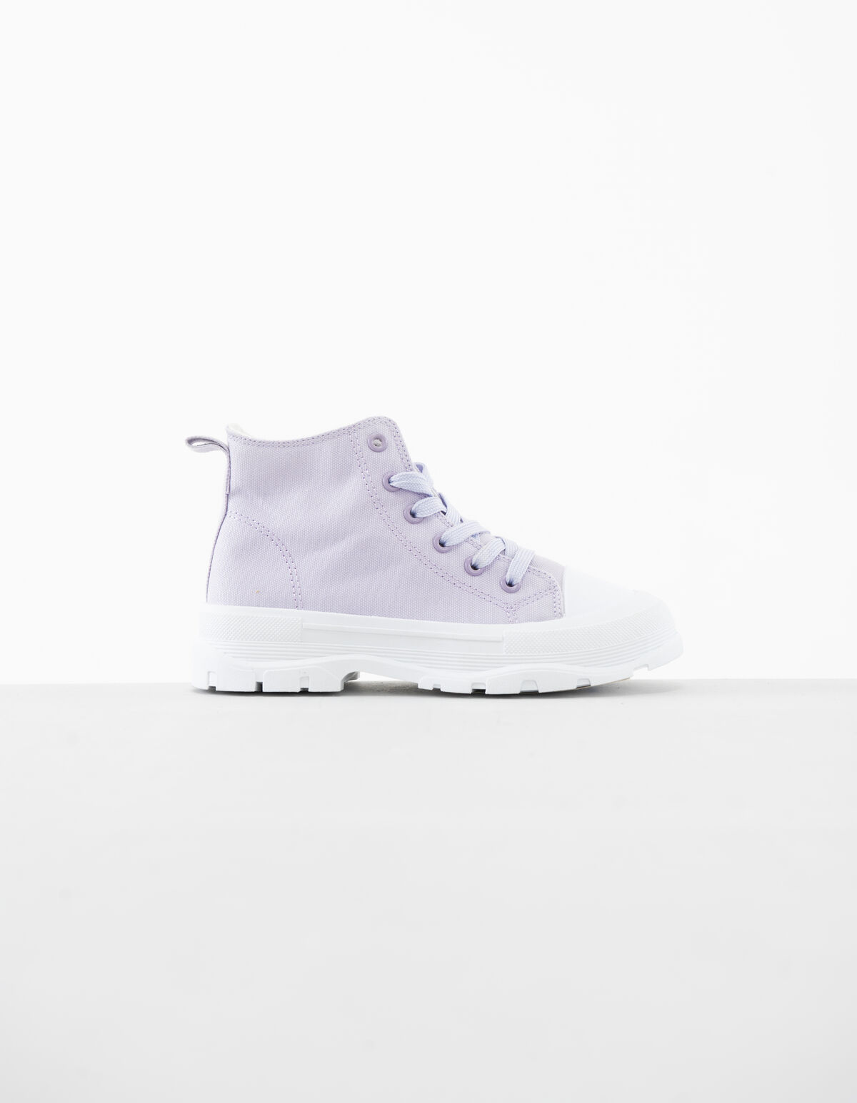 Canvas Stiefel Hellviolett SCHOENEN SHOEBY