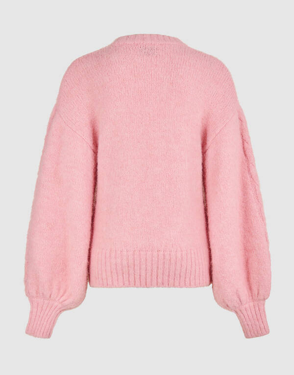 Hairy Oversized Pullover Hellrosa SHOEBY WOMEN