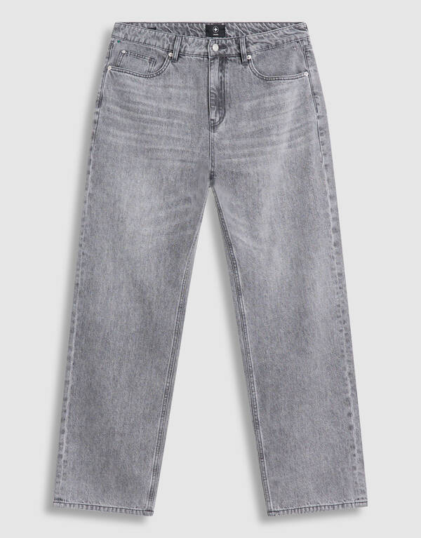 Baggy Fit Jeans Lichtgrijs L32 SHOEBY MEN