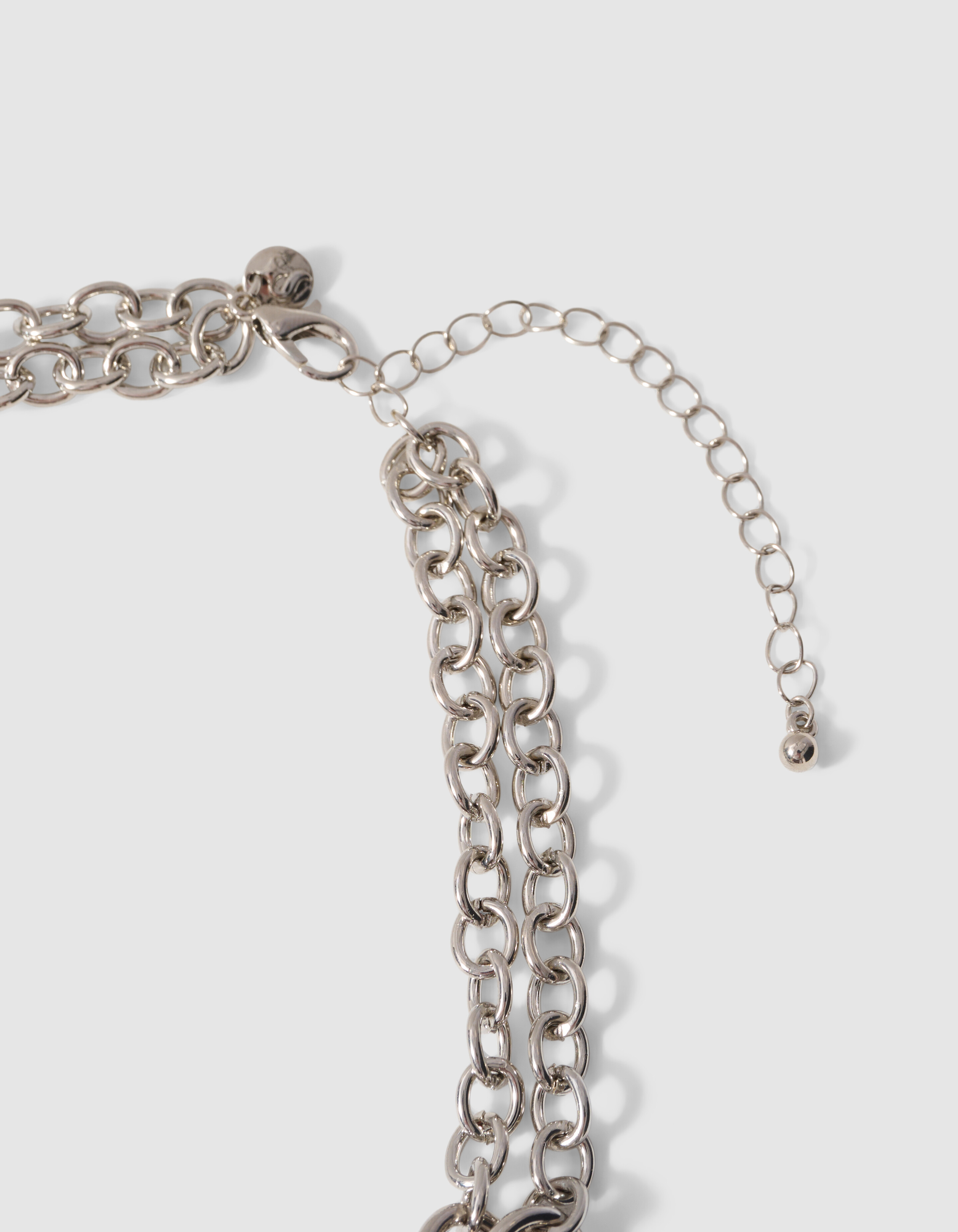 Square Ketting Zilver SHOEBY ACCESSOIRES