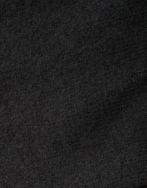 Off-Shoulder Pullover Dunkelgrau SHOEBY WOMEN