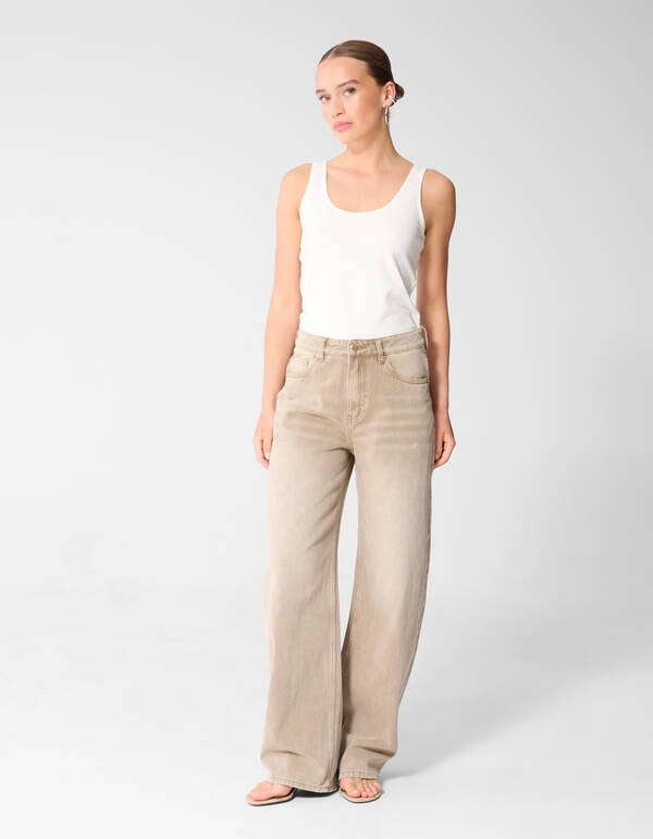 Basic Top Offwhite Eksept