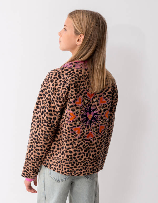 Jack Bruin mit Leopardenmuster SHOEBY GIRLS