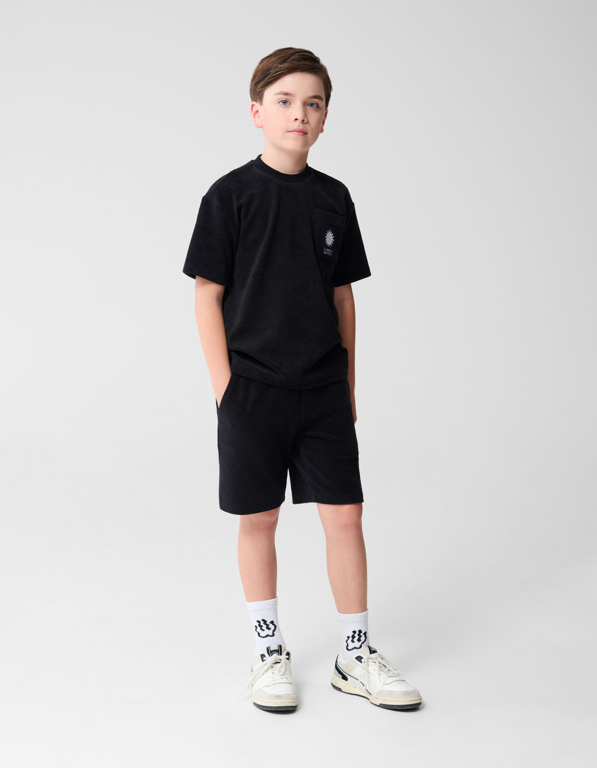 Towling Kurz Schwarz SHOEBY BOYS