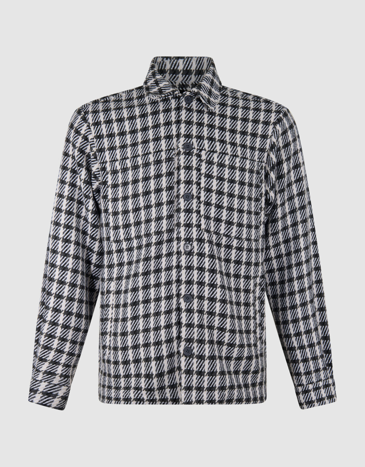 Kariertes Overshirt Schwarz/Grau SHOEBY MEN