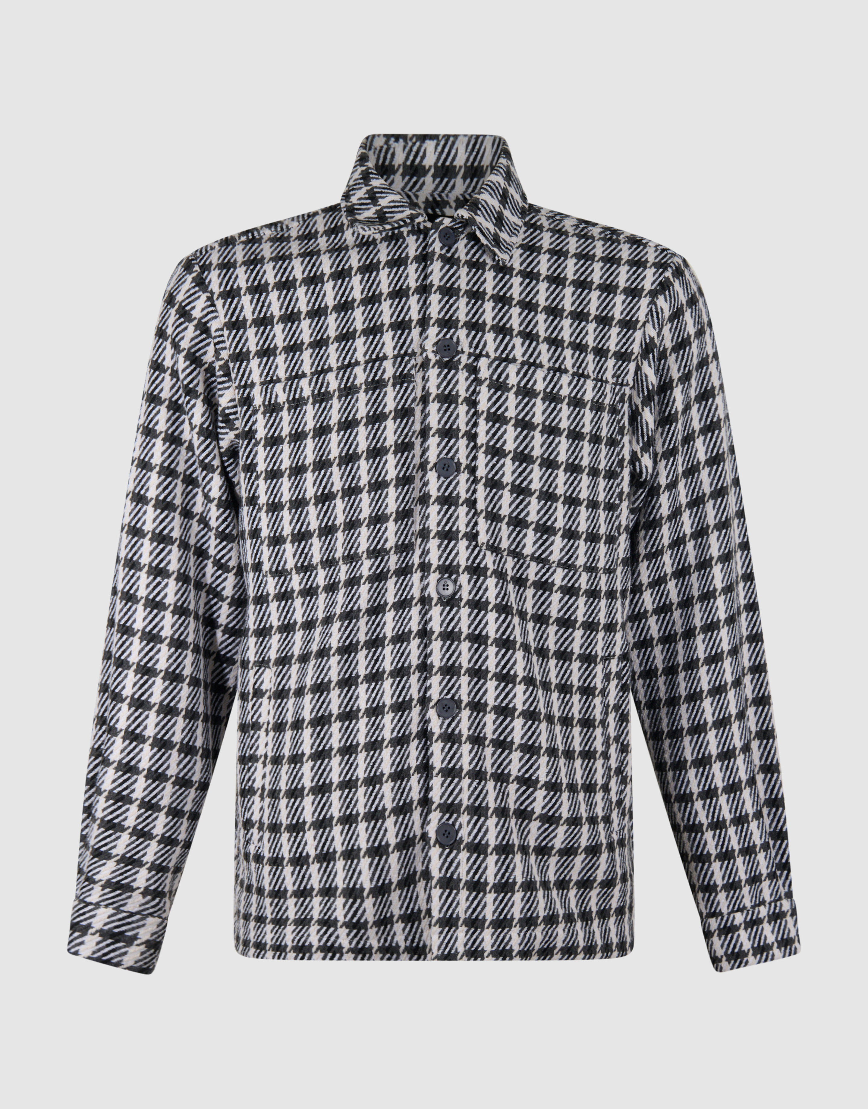 Kariertes Overshirt Schwarz/Grau SHOEBY MEN