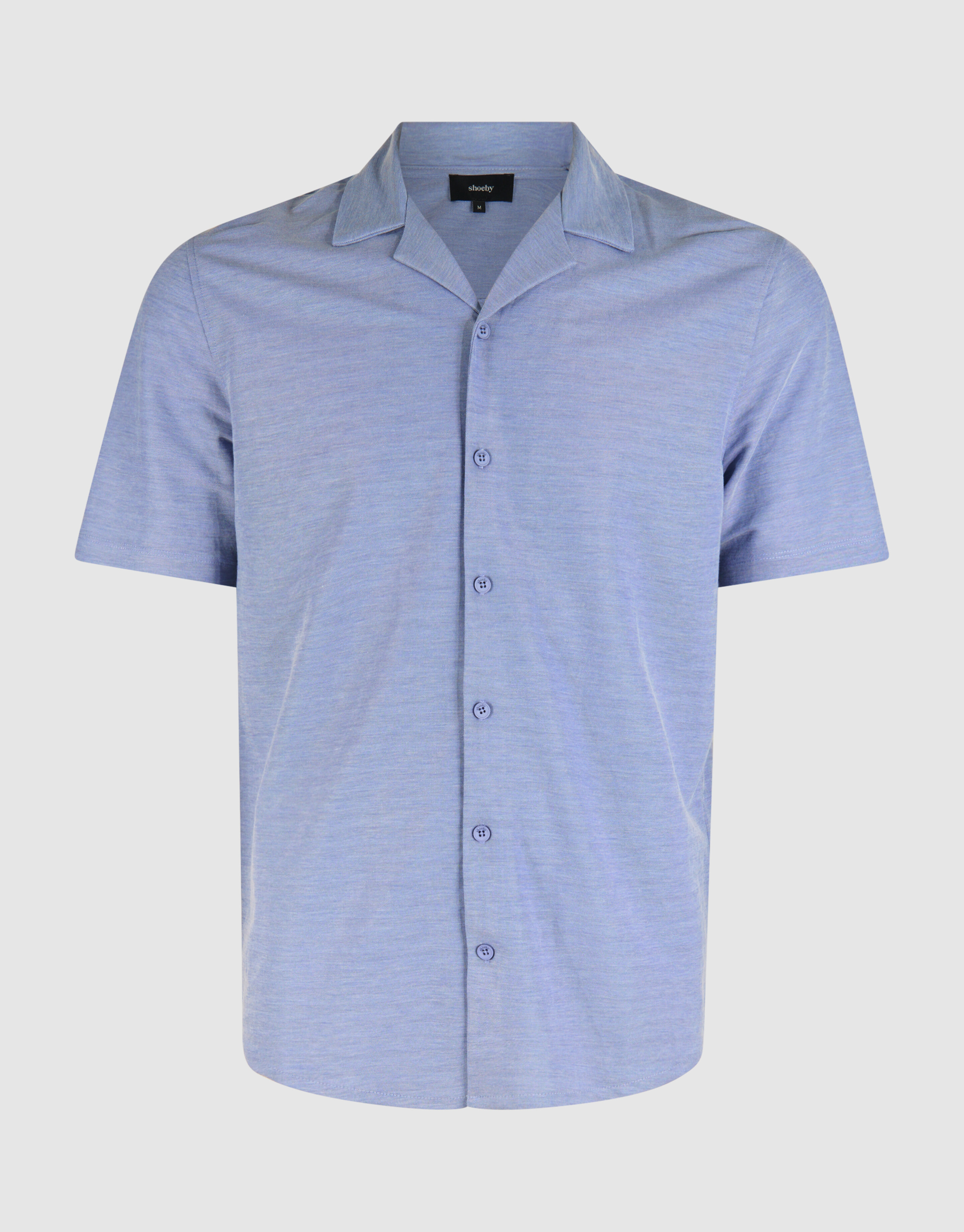 Piqué-Hemd Blau SHOEBY MEN