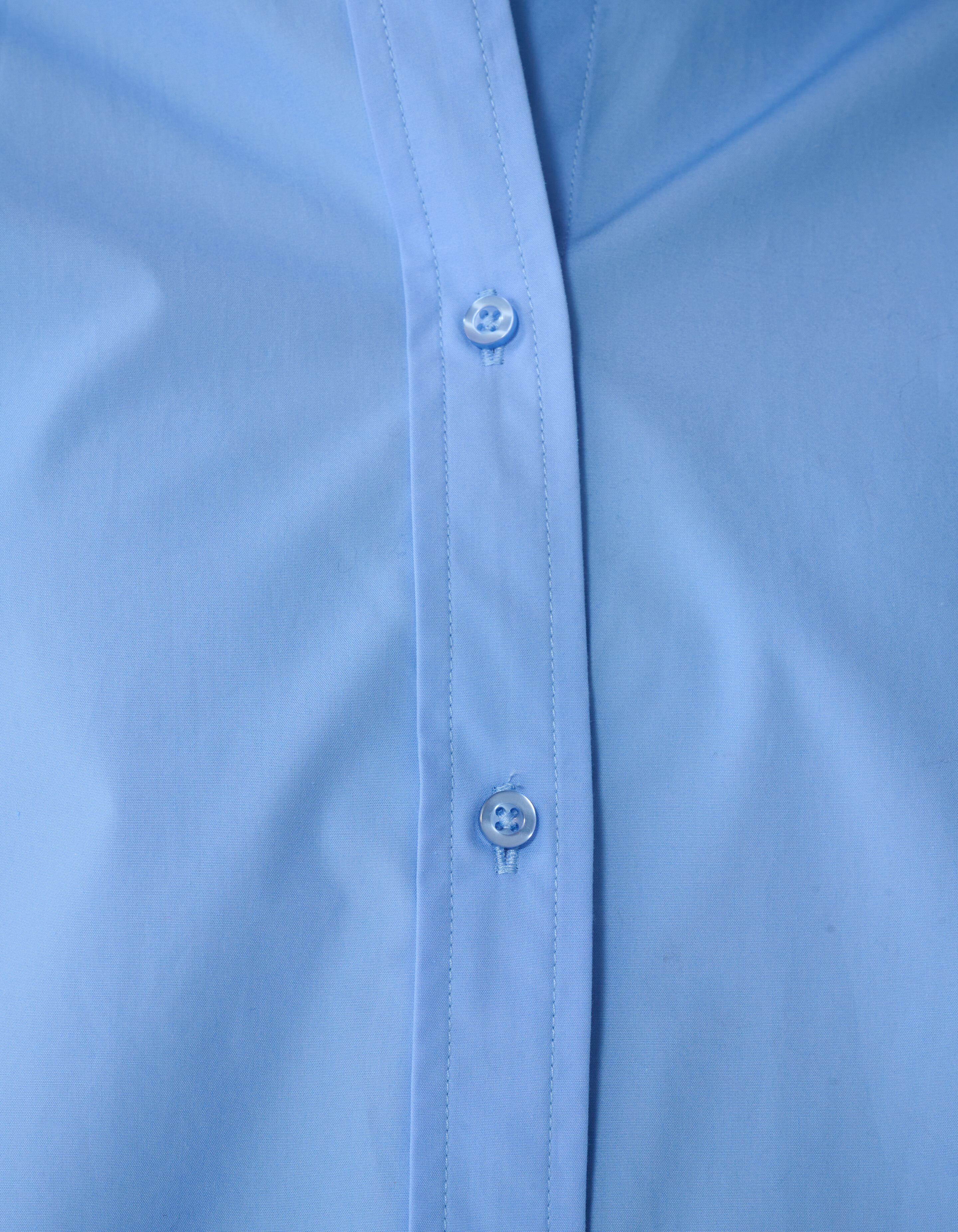 Oversized Ring Cuff Bluse Hellblau SHOEBY WOMEN