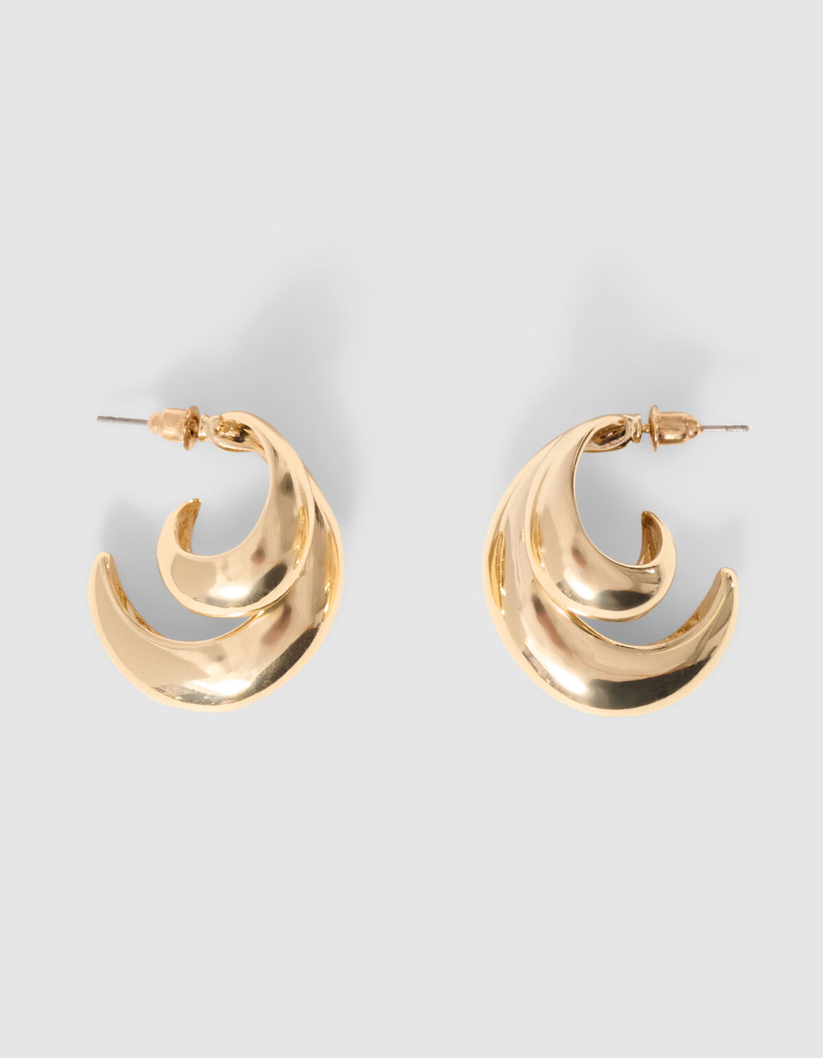 Double Drop Ohrringe Gold SHOEBY ACCESSOIRES