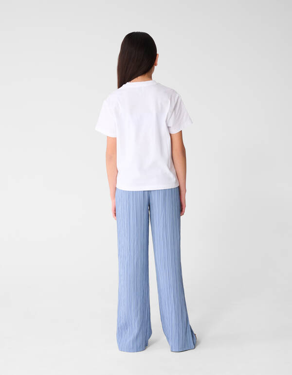 Extra Crinkle-Hose Blau SHOEBY GIRLS