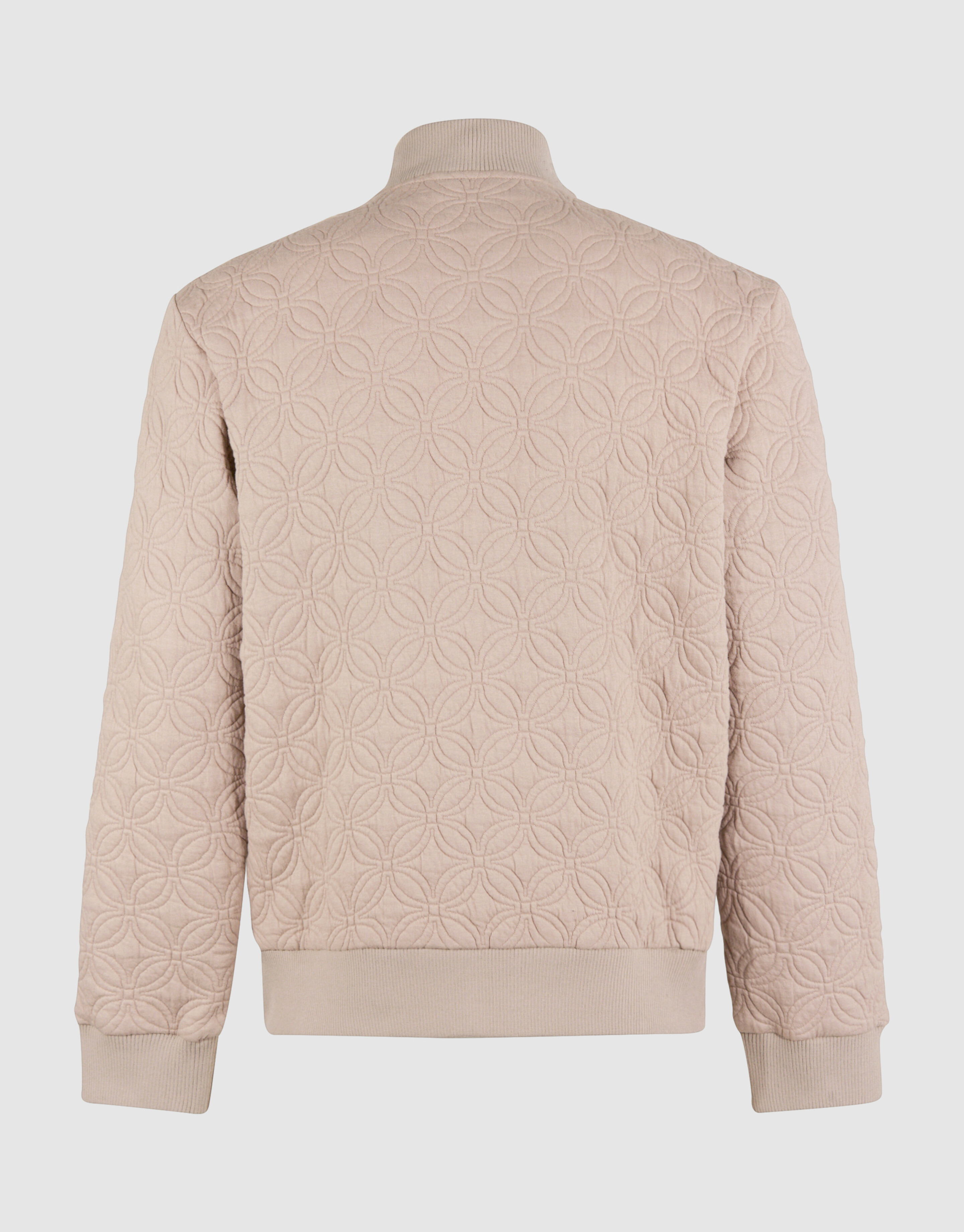 Stickerei Sweat Bomberjacke Hellbraun SHOEBY MEN