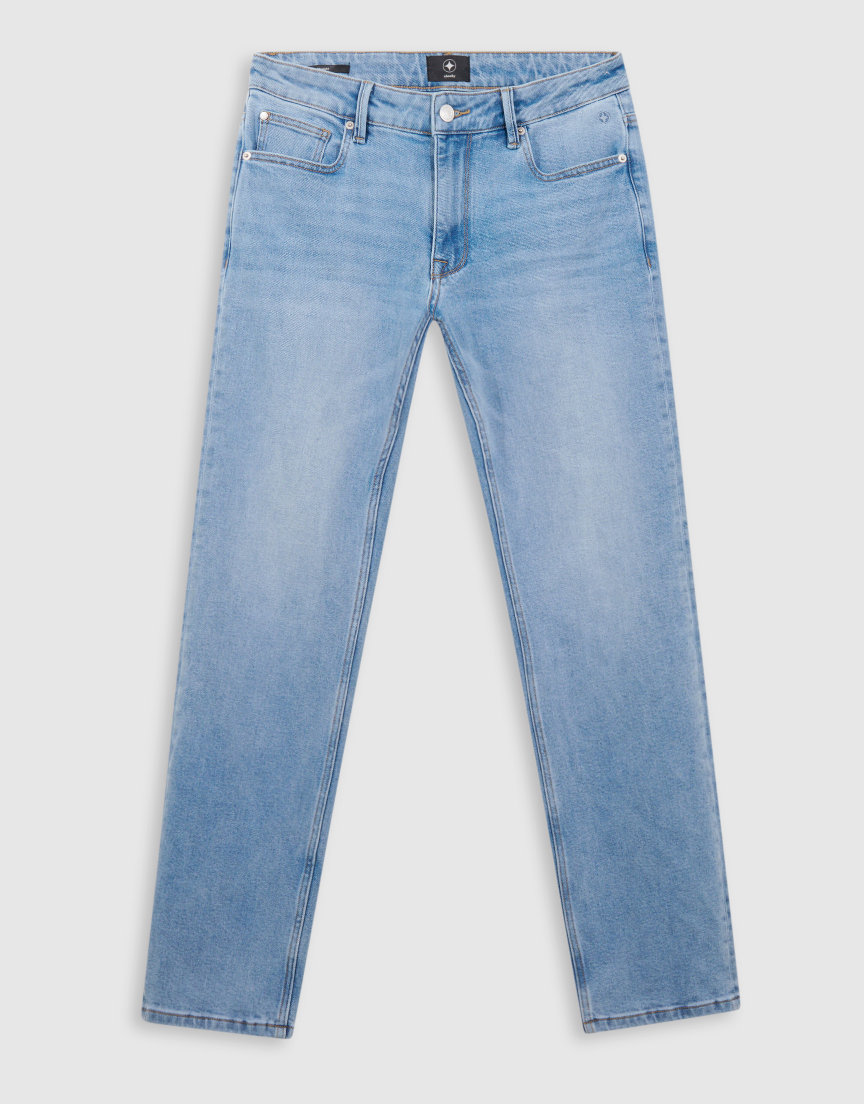 Straight Fit Jeans Hellblau L34 SHOEBY MEN