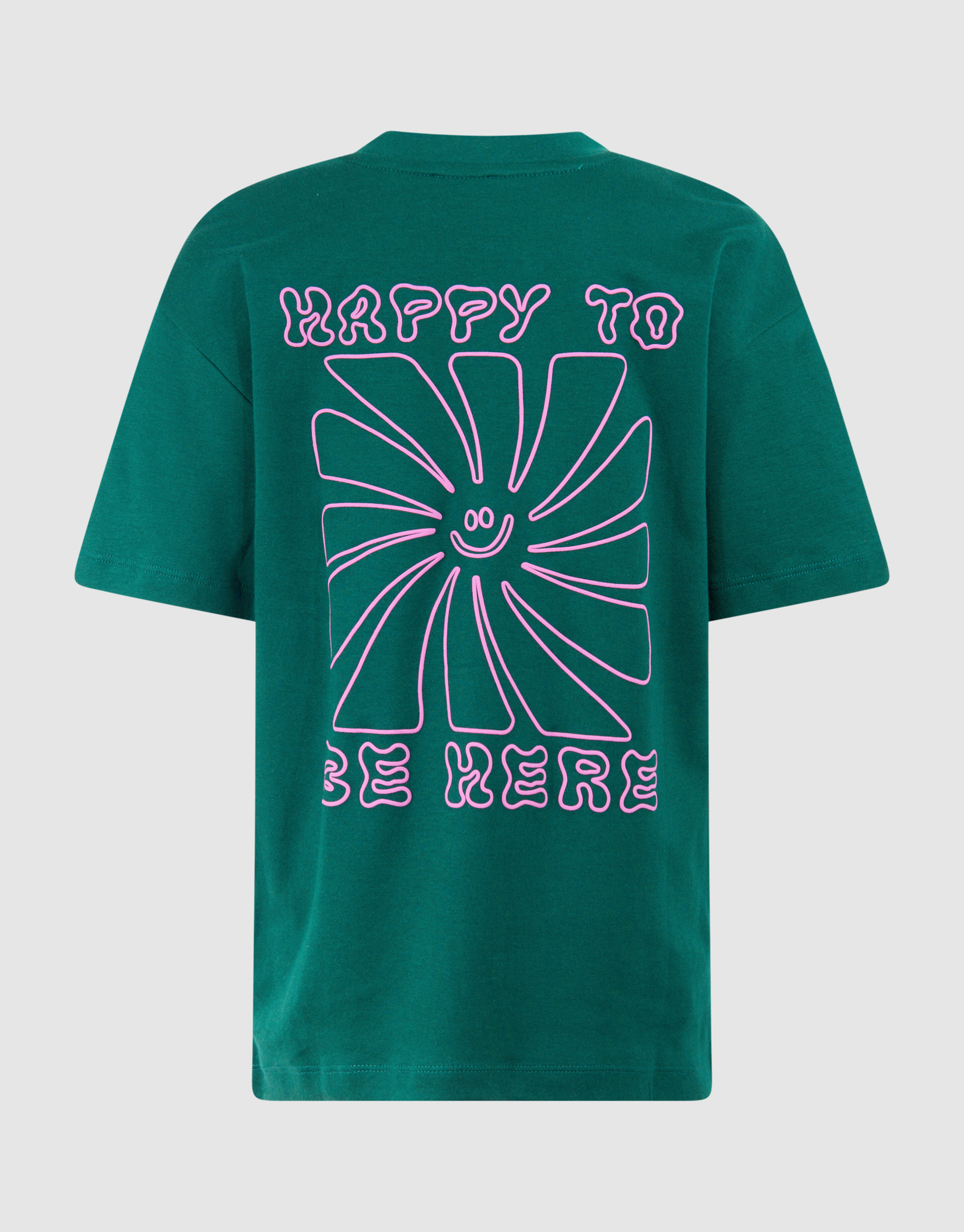 Happy Artwork T-shirt Dunkelgrün SHOEBY BOYS