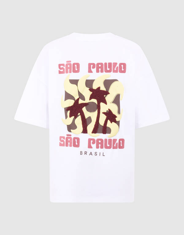 Sao Paolo Artwork T-Shirt Wei&szlig; SHOEBY BOYS