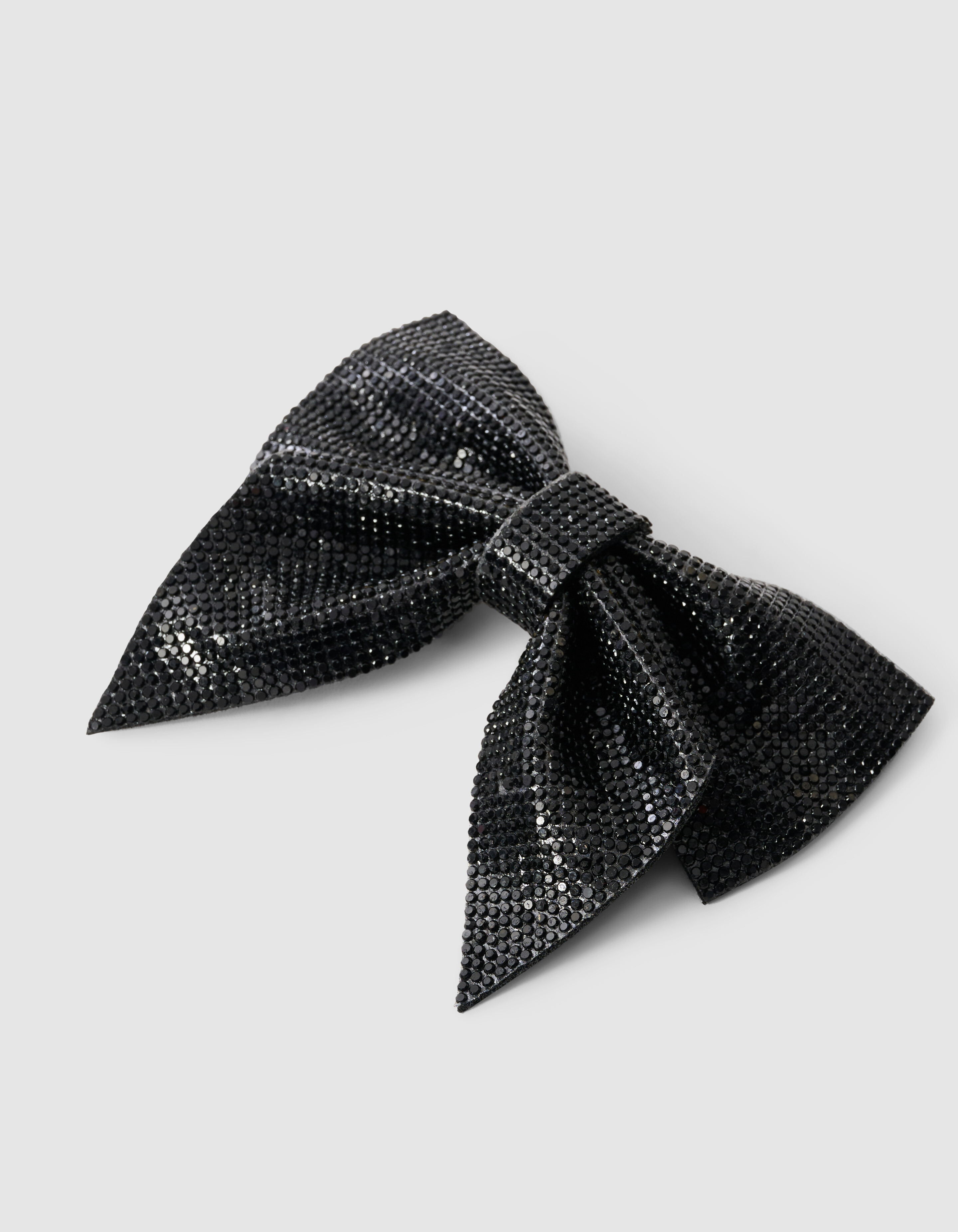 Haarspange mit Strass-Schleife in Schwarz SHOEBY ACCESSOIRES