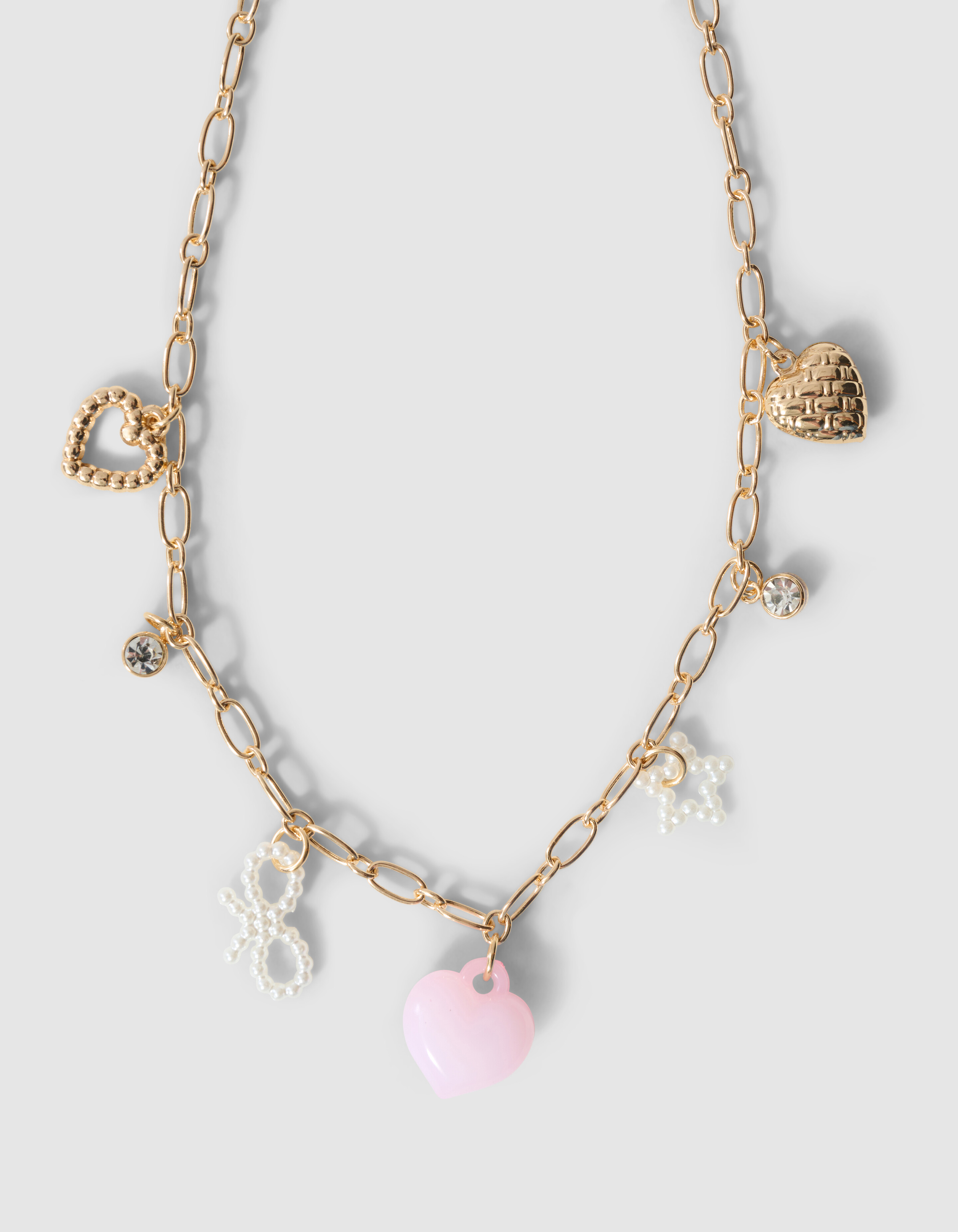 Perlen-Anh&auml;nger-Kette Gold SHOEBY ACCESSOIRES