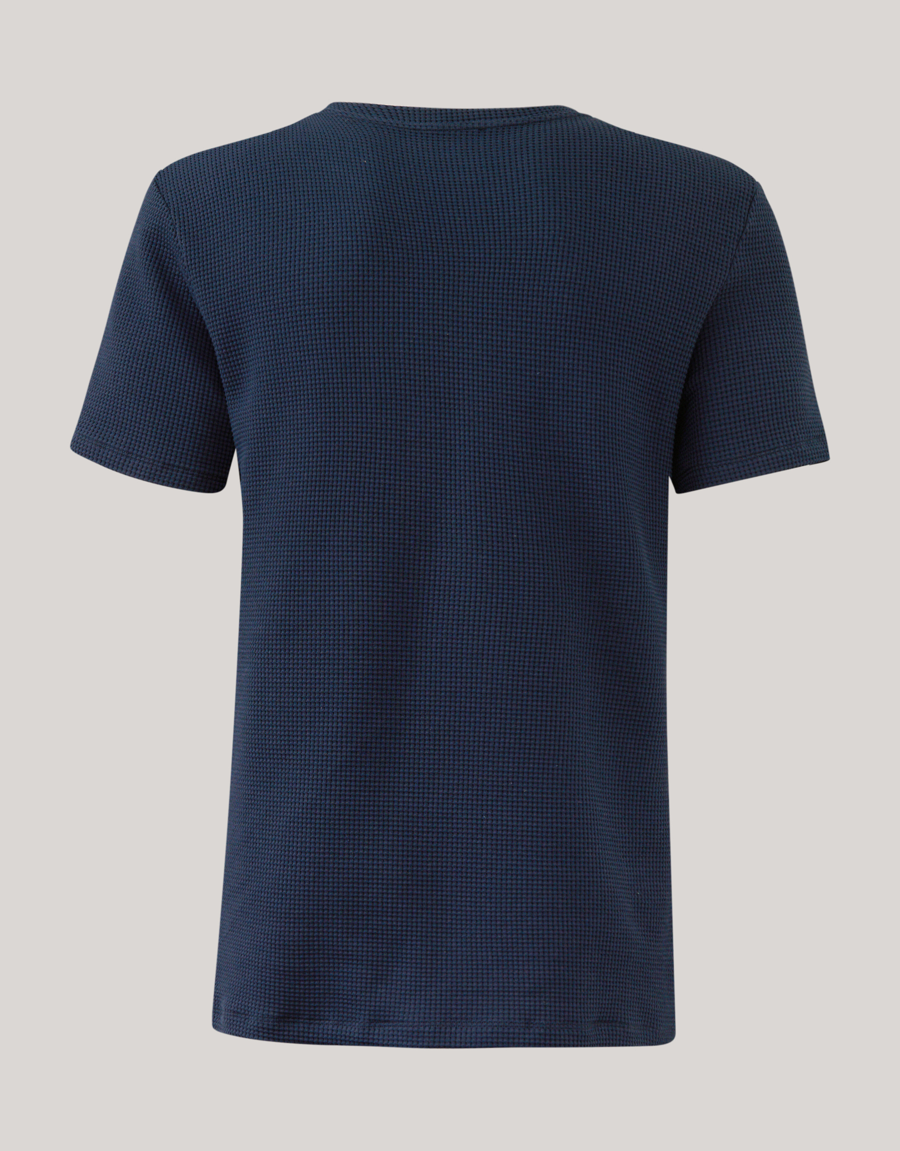 Struktur-T-Shirt Dunkelblau SHOEBY MEN