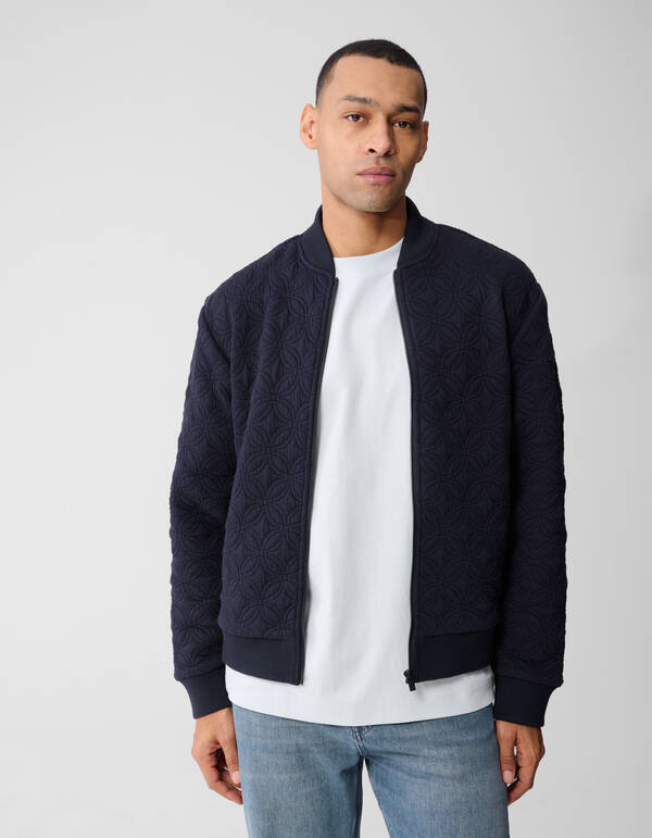 Spark Sweat Bomberjacke Dunkelblau SHOEBY MEN