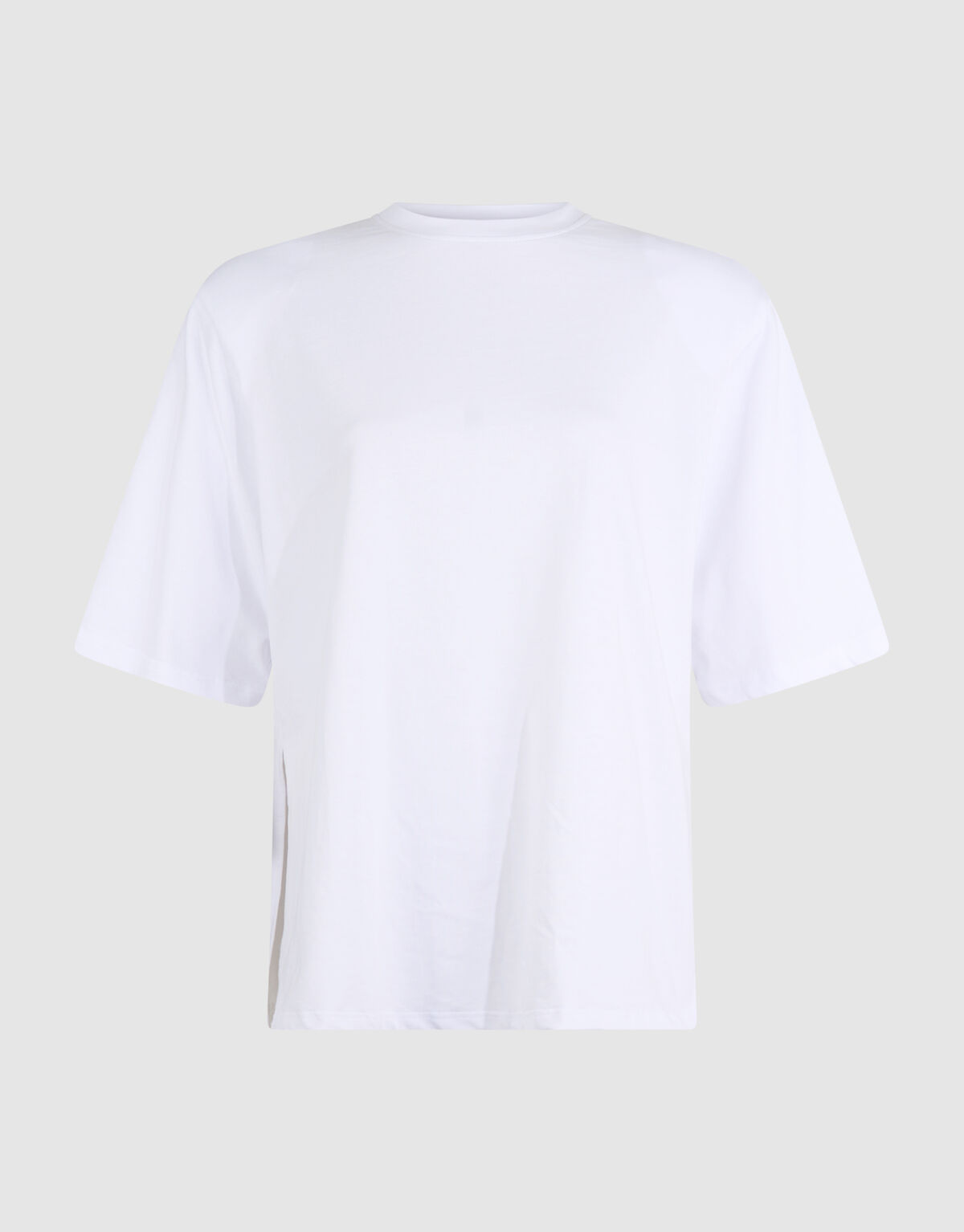 T-Shirt mit Schlitz Wei&szlig; SHOEBY WOMEN