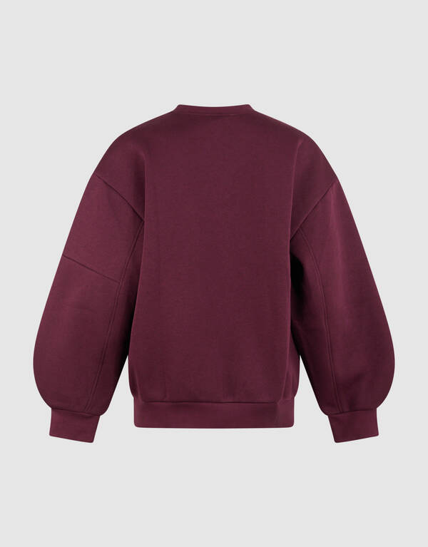 Pullover mit weiten &Auml;rmeln, dunkelrot SHOEBY WOMEN