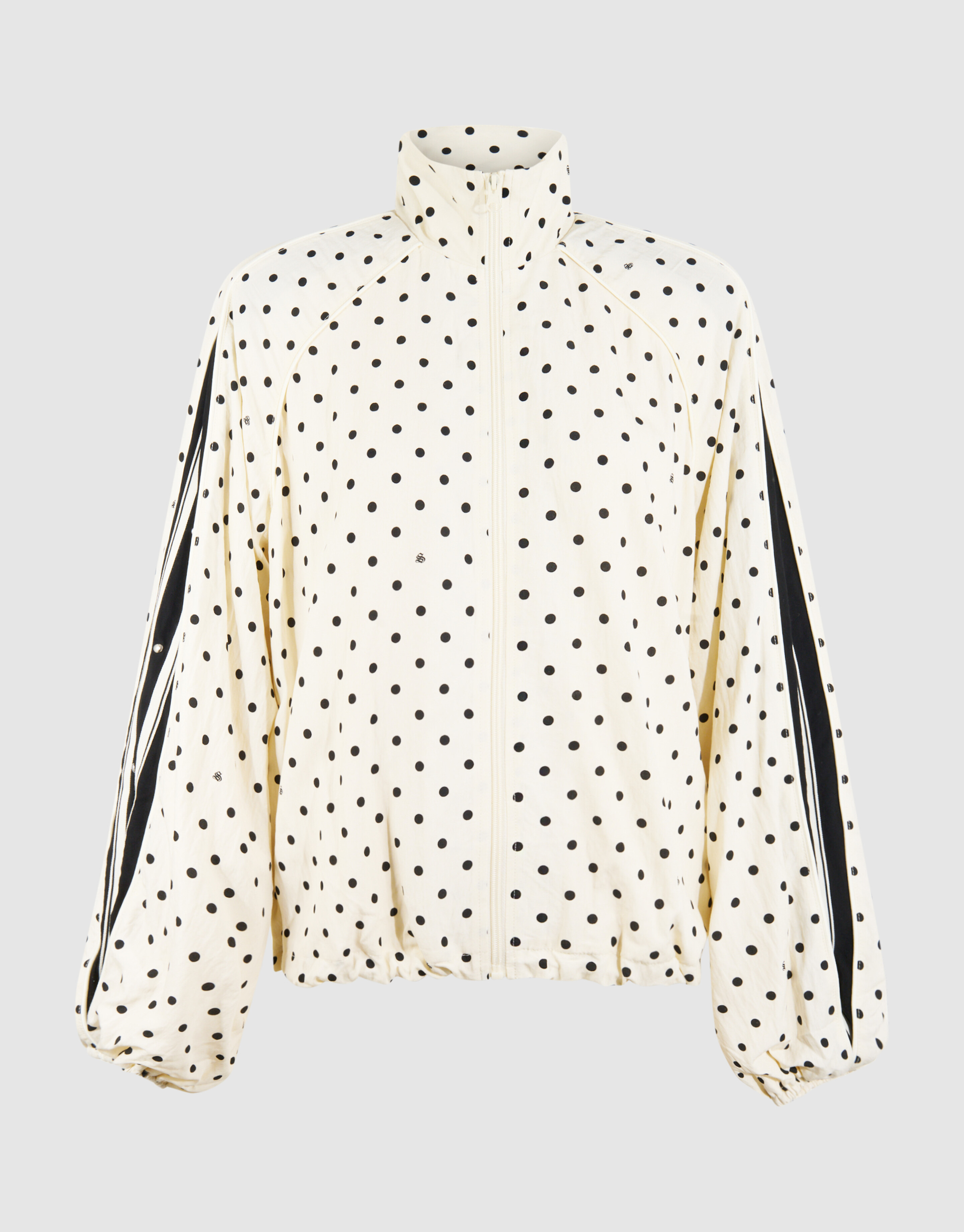 Oversized Polkadot Jack gebrochenes Wei&szlig; SHOEBY WOMEN