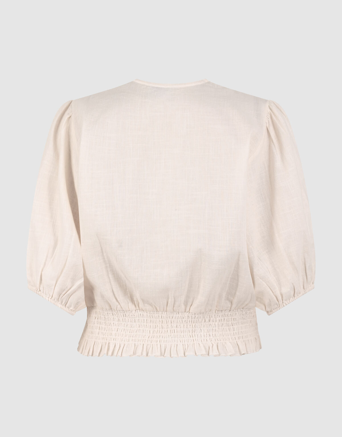 Kropptop mit Streifenmuster, wei&szlig; SHOEBY WOMEN
