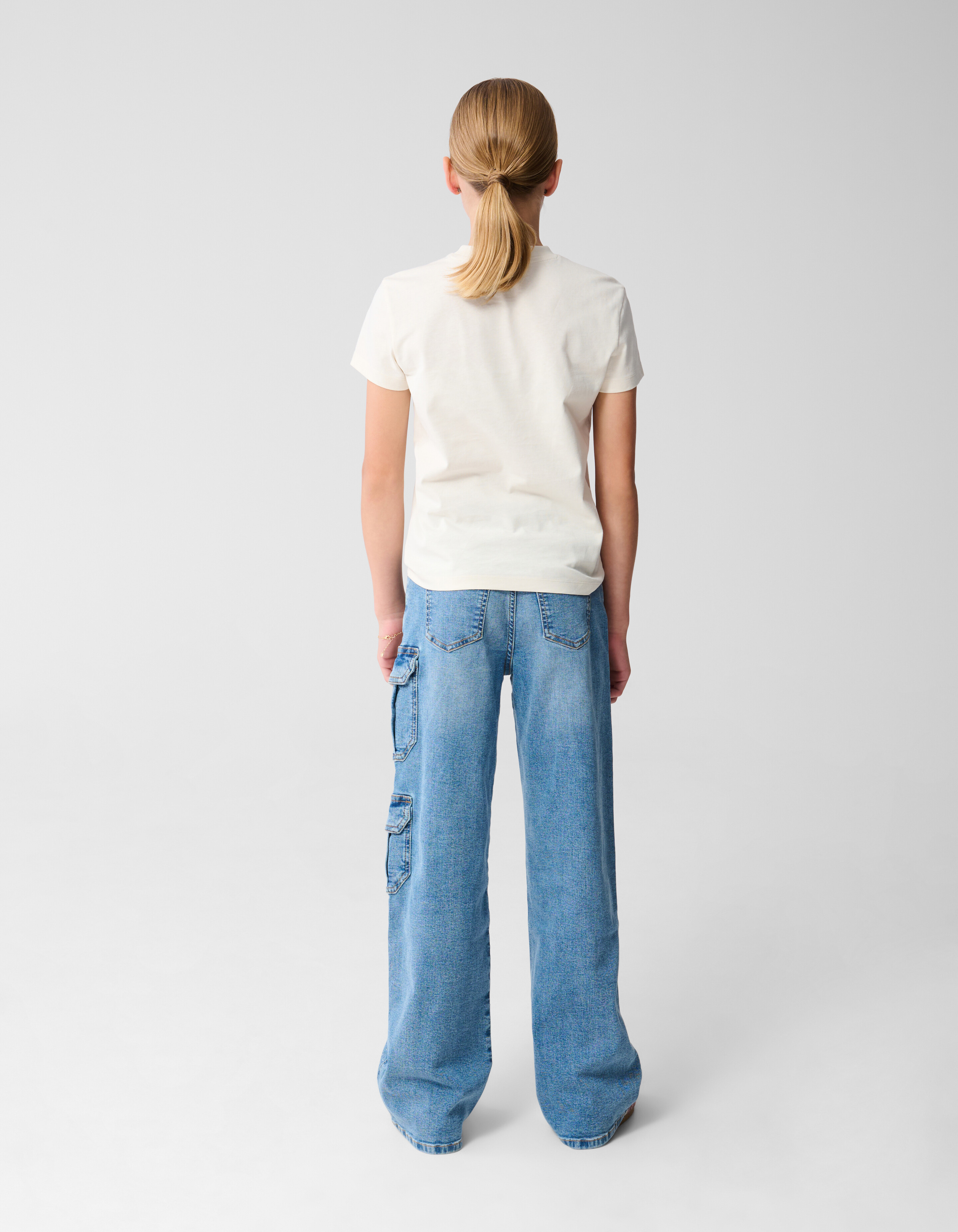 Herz Artwork T-shirt Off White SHOEBY GIRLS