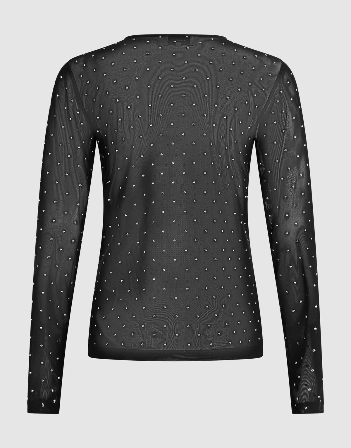 Studded Mesh Top Zwart SHOEBY WOMEN