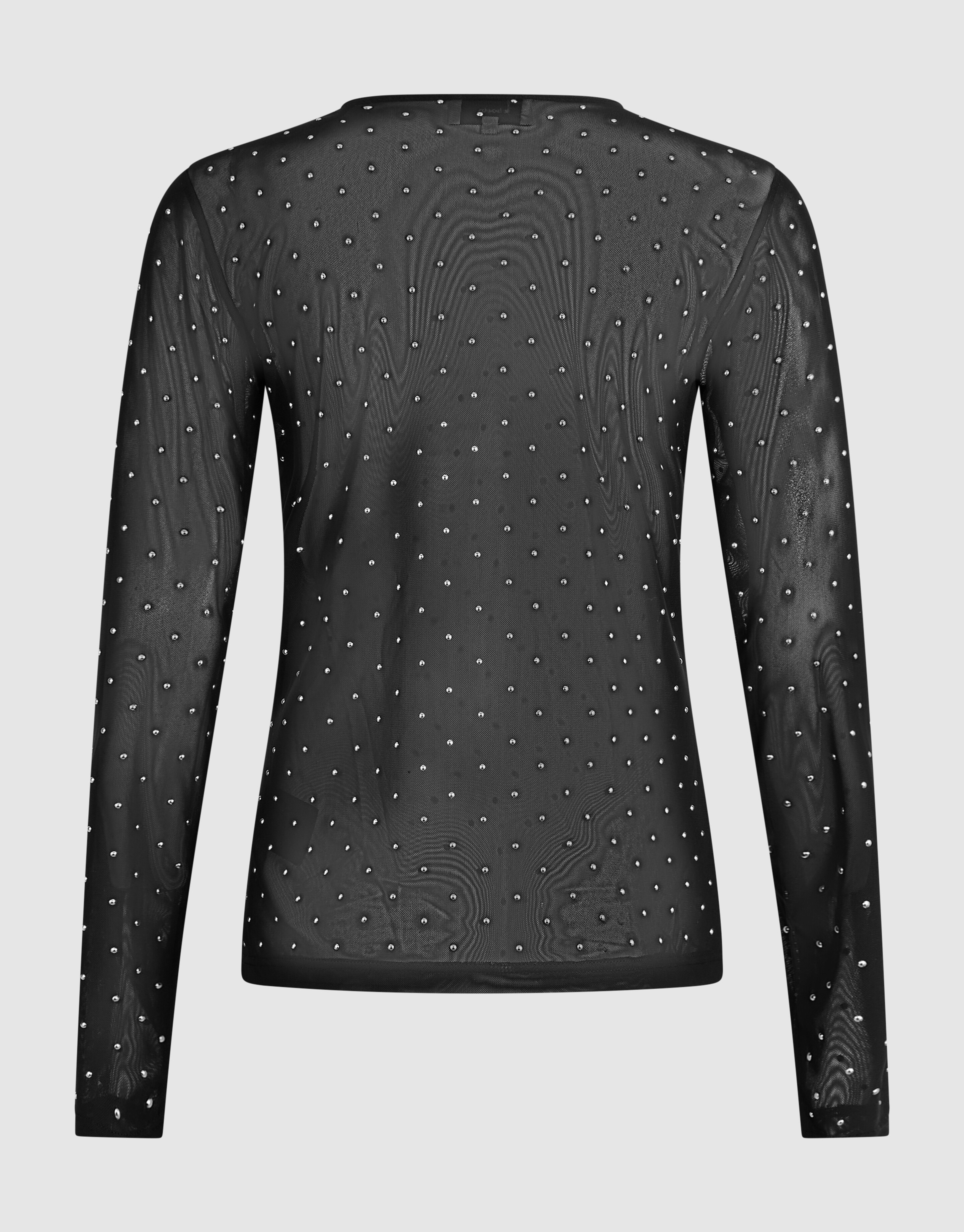 Studded Mesh Top Zwart SHOEBY WOMEN