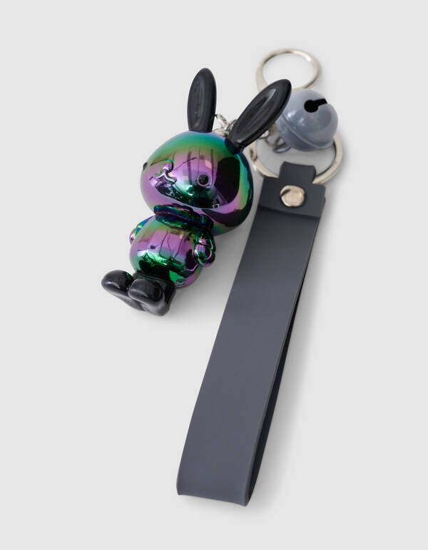 Hasen-Schl&uuml;sselanh&auml;nger, grau SHOEBY ACCESSOIRES