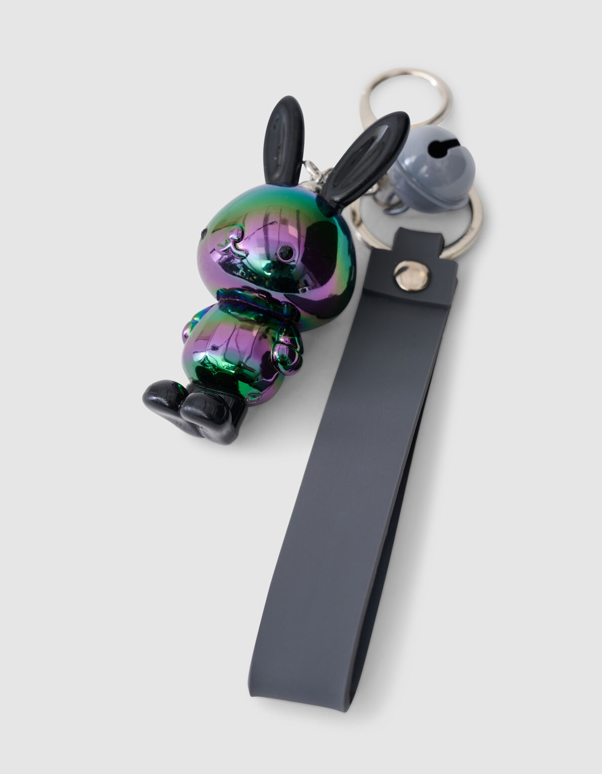 Hasen-Schl&uuml;sselanh&auml;nger, grau SHOEBY ACCESSOIRES