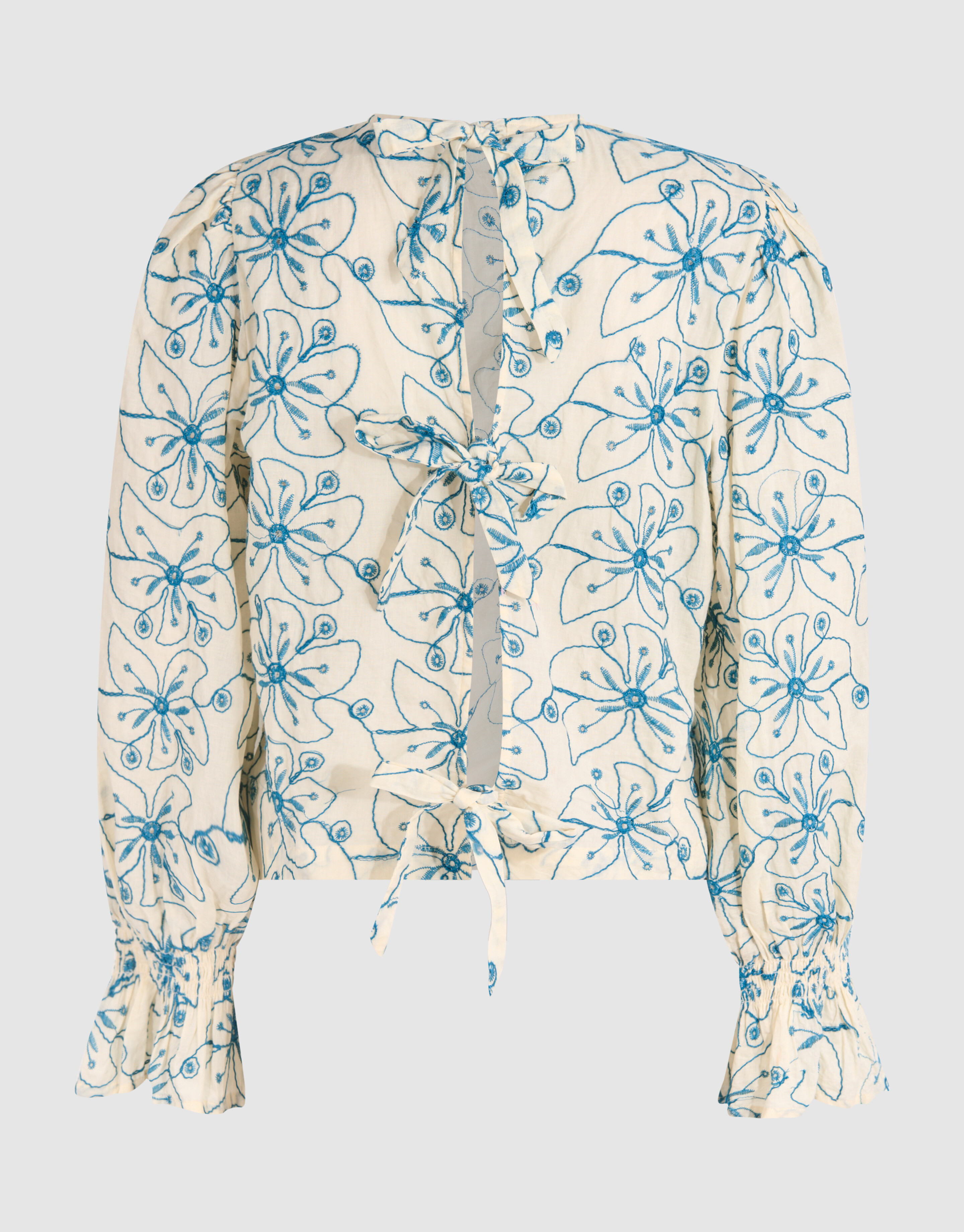 Broderie-Bluse Gelb SHOEBY WOMEN