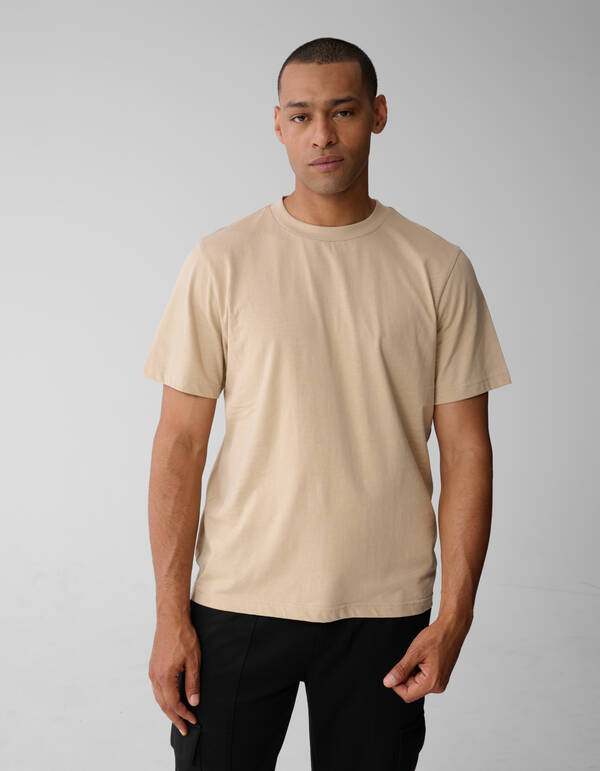 Text Kunstwerk T-shirt Sand SHOEBY MEN