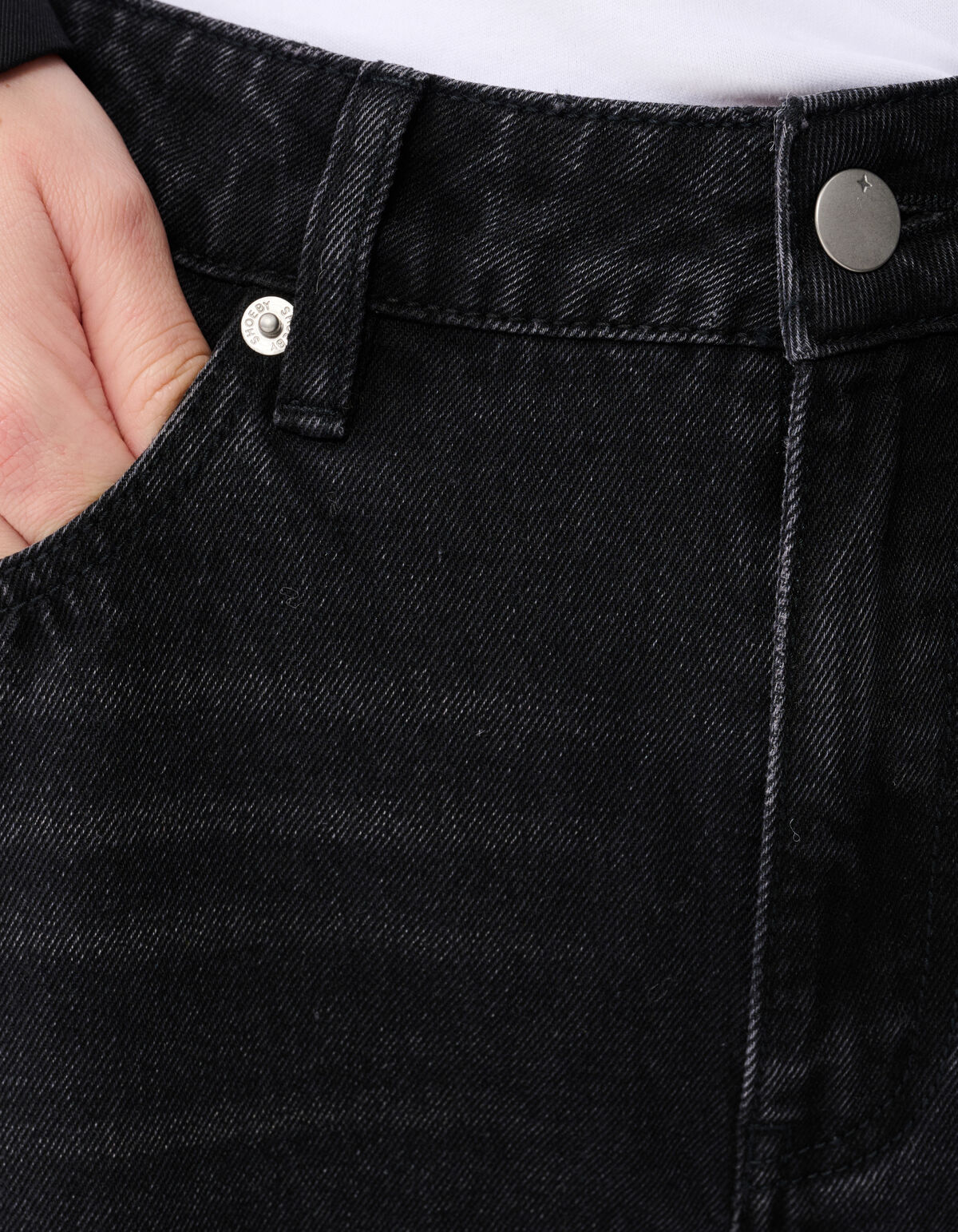 Baggy-Fit-Jeans, Dunkelgrau SHOEBY WOMEN