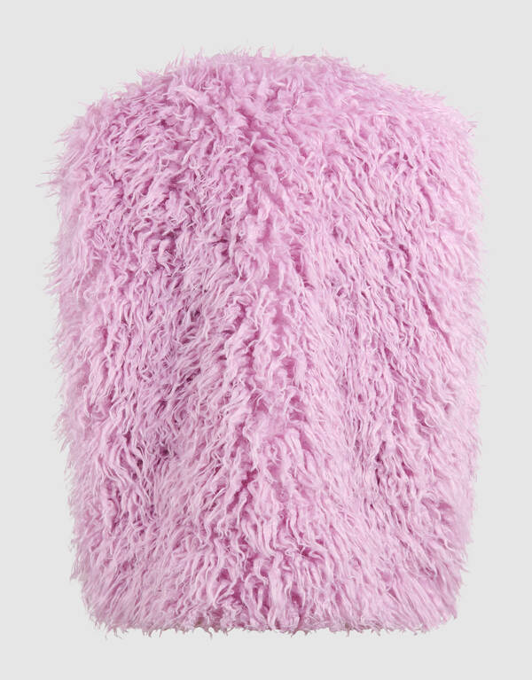 Fluffy Gilet Roze SHOEBY GIRLS