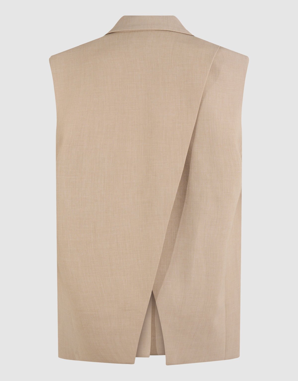 &Auml;rmelloser Blazer mit Kettenmuster, Sand SHOEBY WOMEN