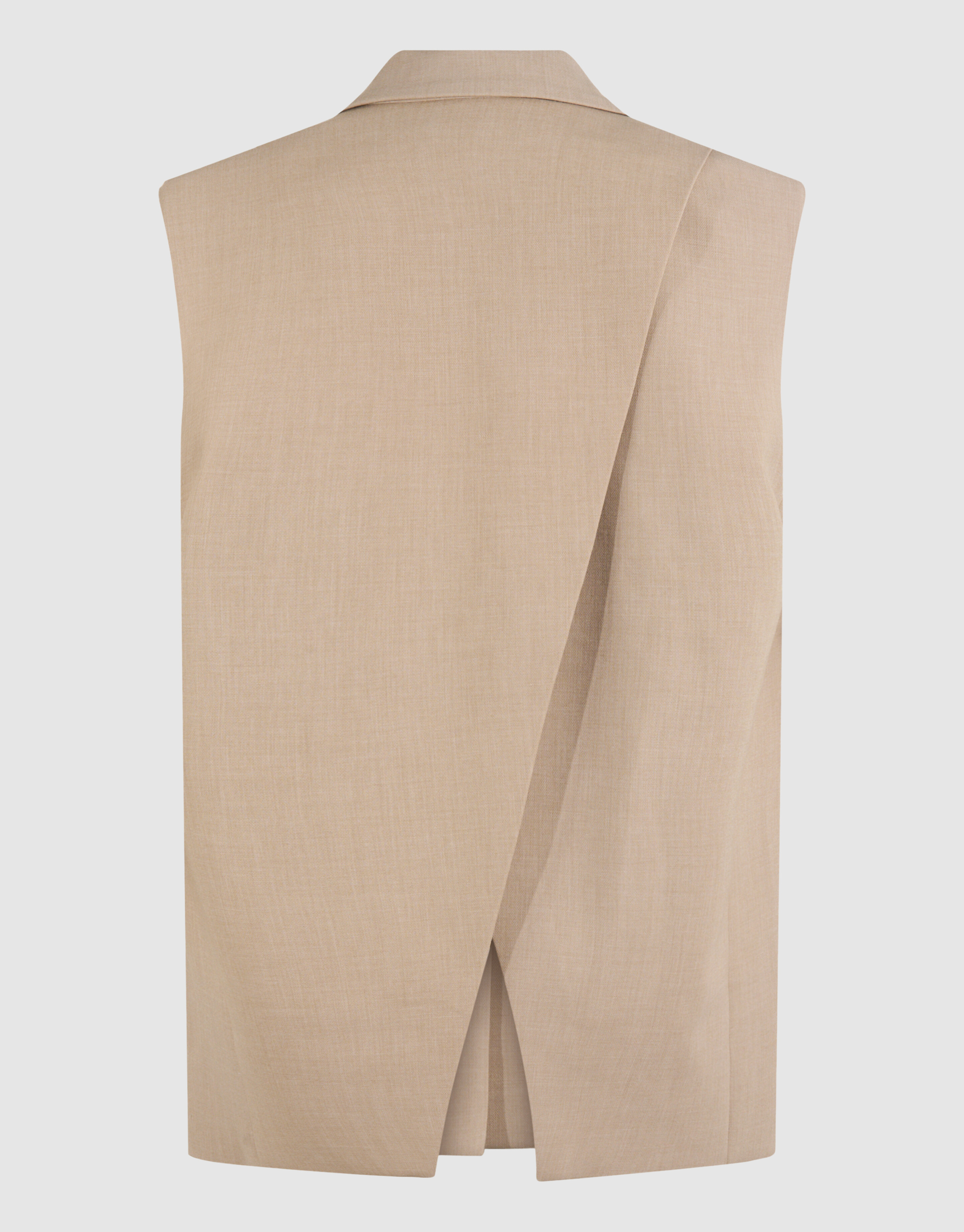 &Auml;rmelloser Blazer mit Kettenmuster, Sand SHOEBY WOMEN