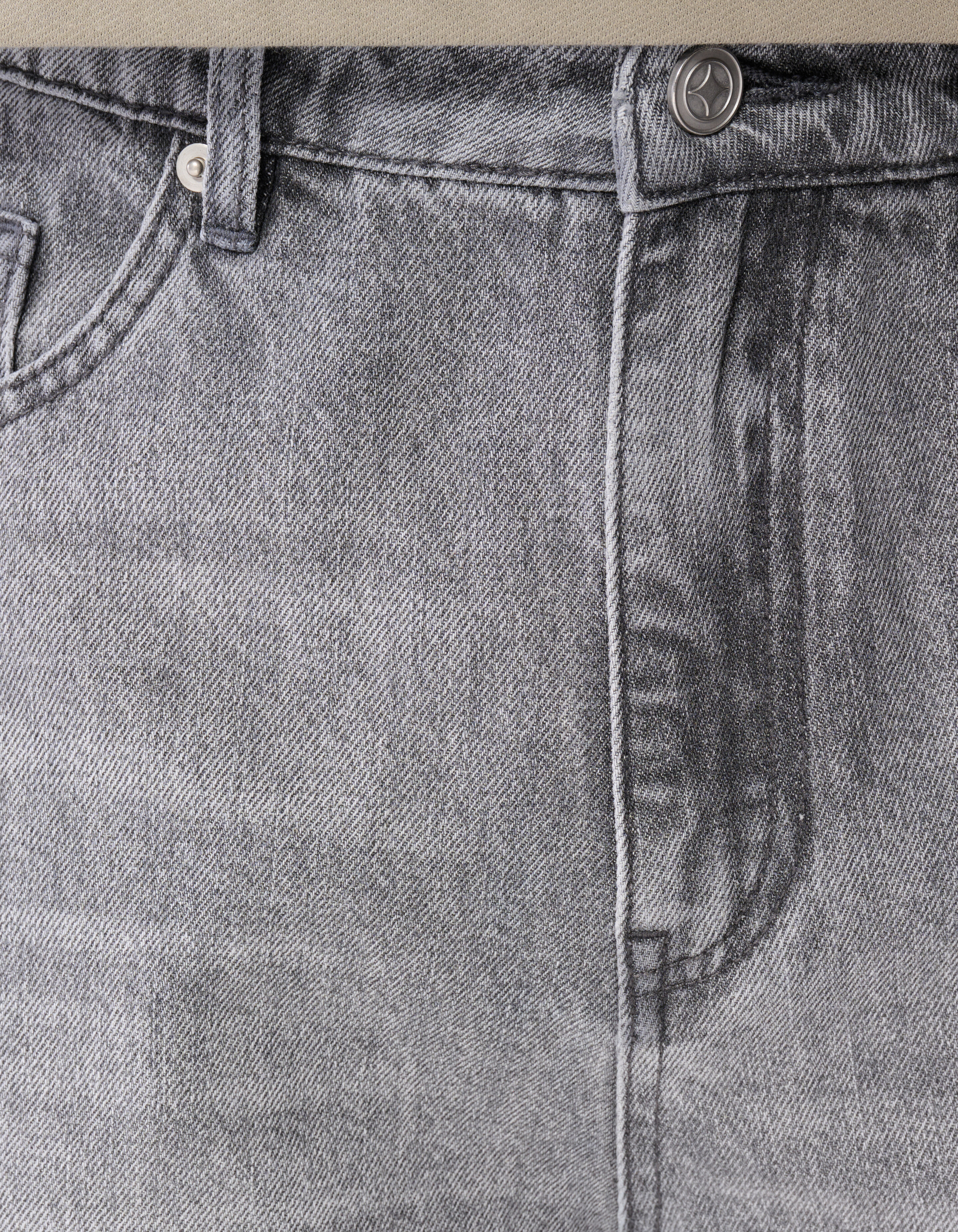 Baggy Fit Jeans Lichtgrijs L34 SHOEBY MEN