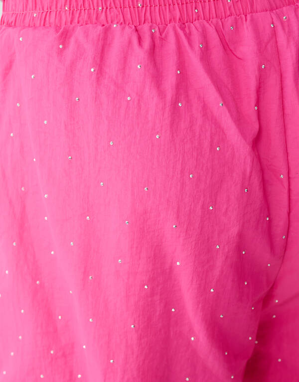 Strass Sporty Wide Leg Fit Hose Rosa SHOEBY GIRLS