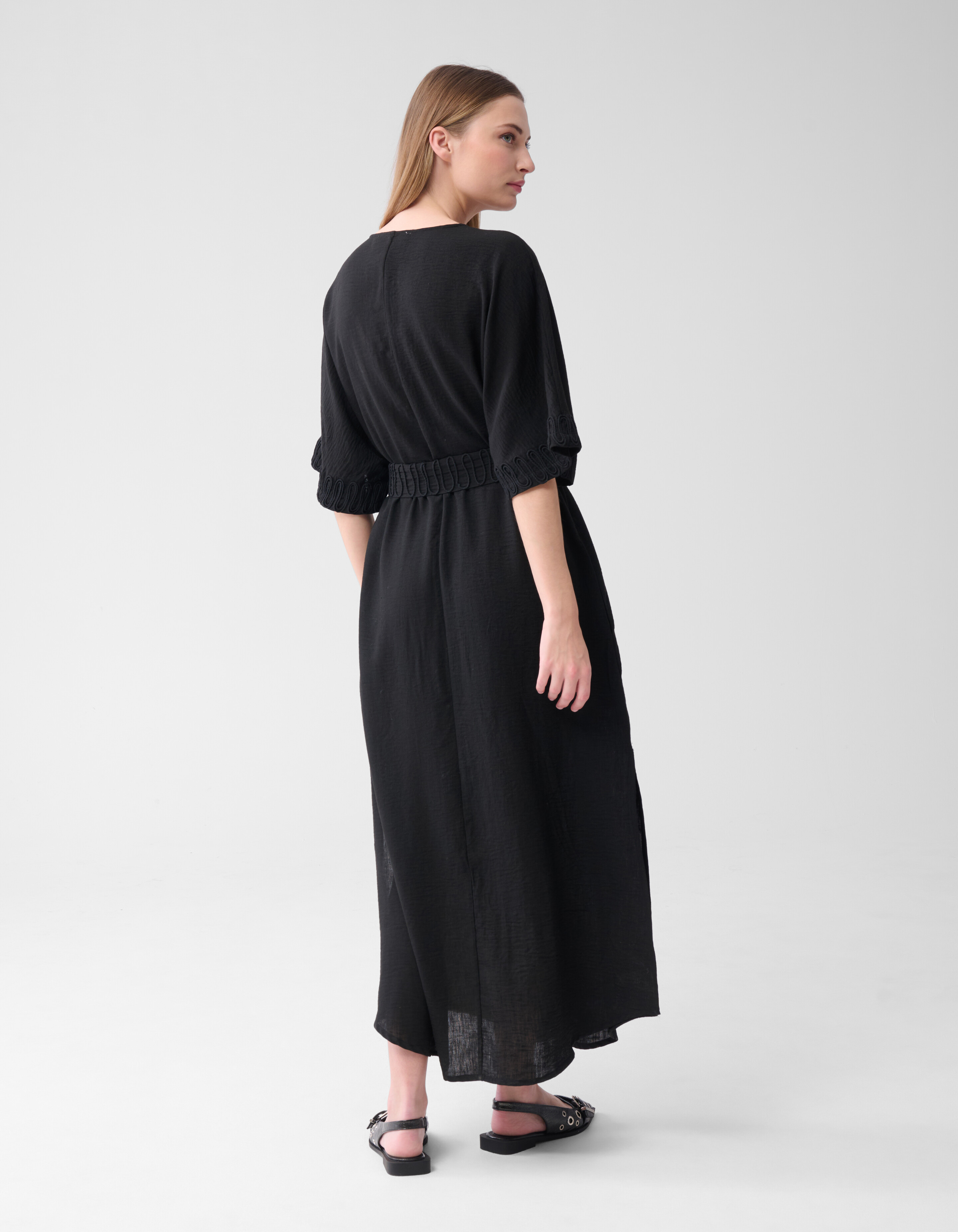 Tonales Maxikleid Schwarz von Lonneke SHOEBY WOMEN